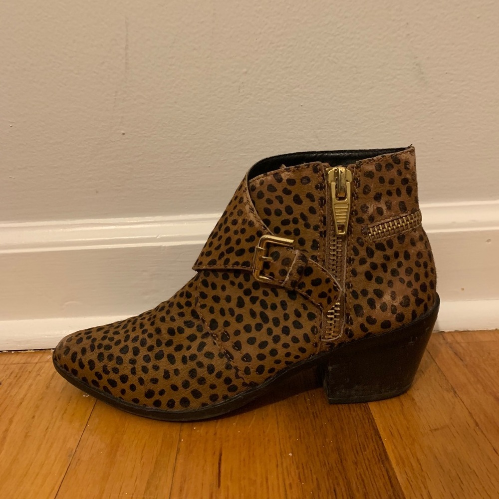 Dolce Vita Leopard Print Booties